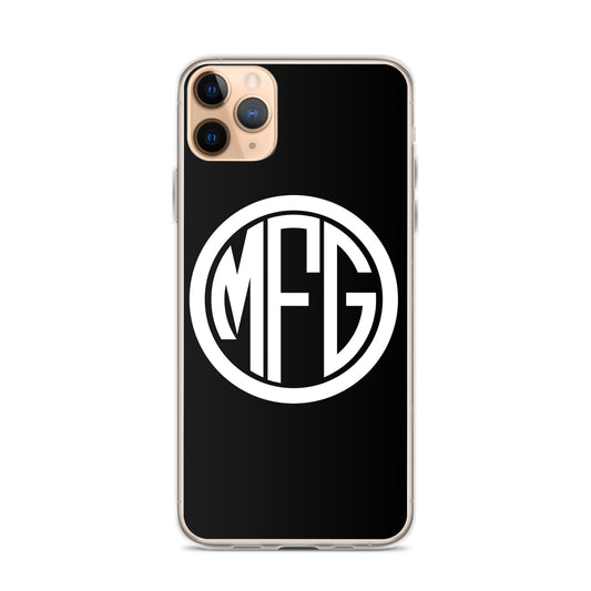 Black [MFG LOGO] iPhone Case