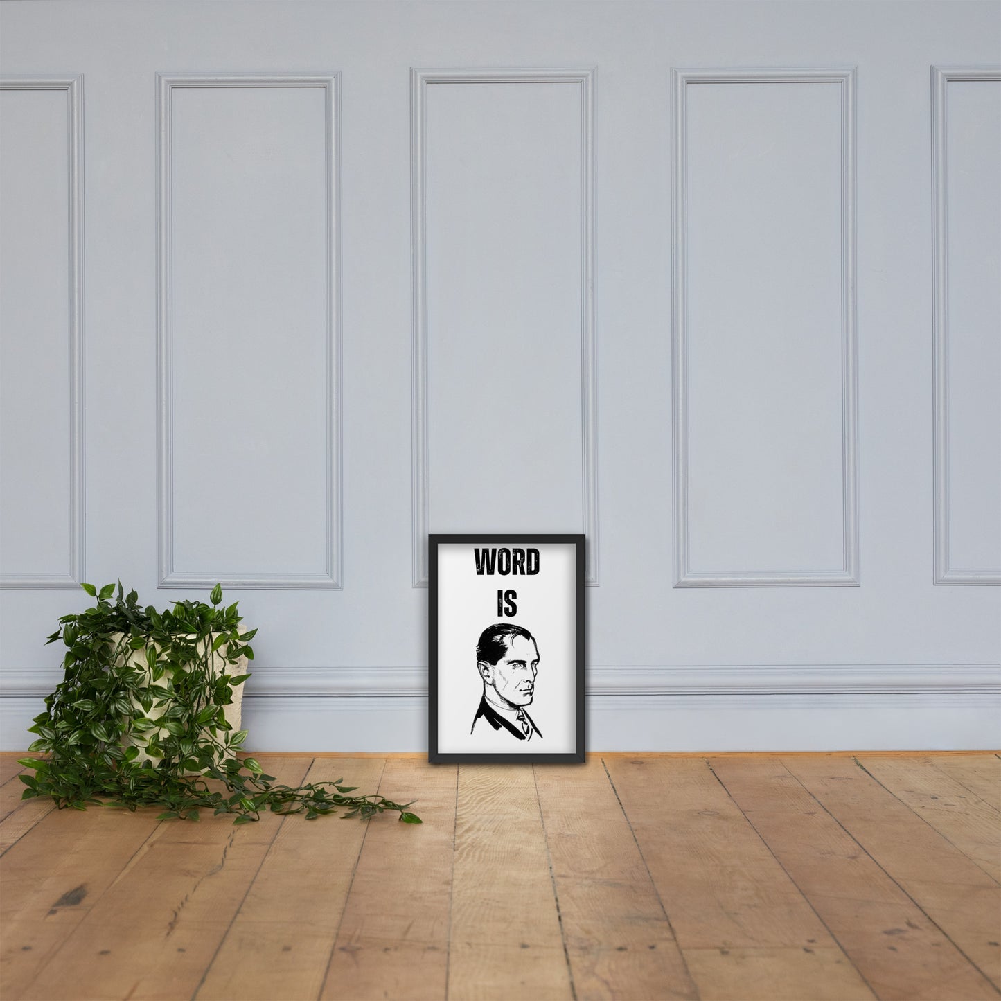 WORD IS BOND Framed poster