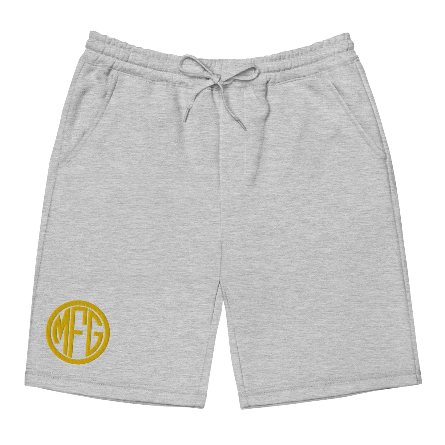 MFG Gold Logo fleece shorts