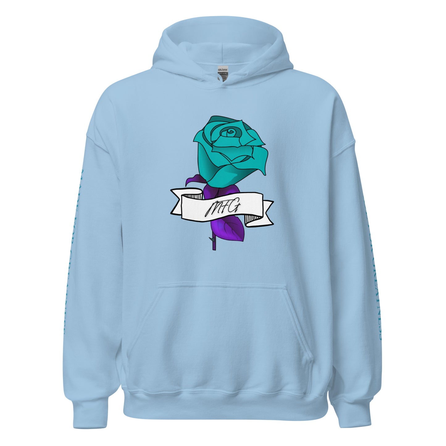 MFG Rose purple Hoodie
