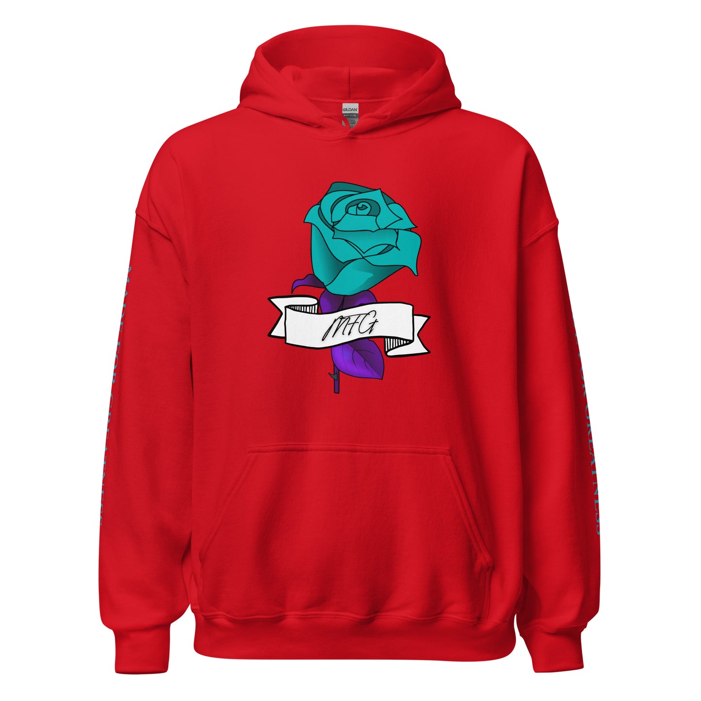 MFG Rose purple Hoodie