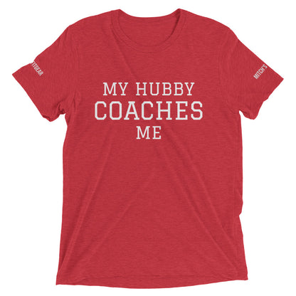 [MY HUBBY COACHES ME] Short sleeve t-shirt