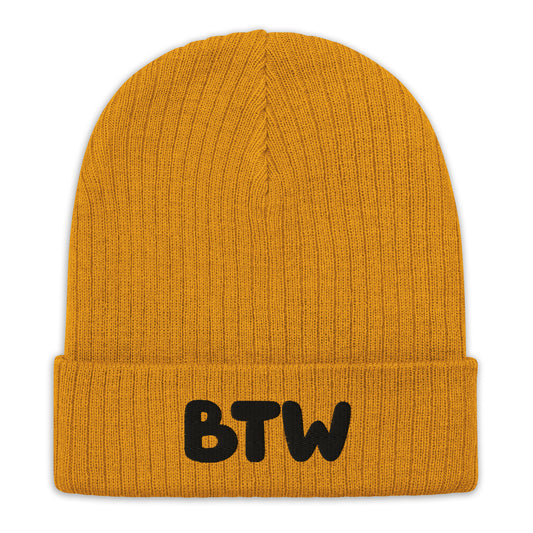 BL BTW Ribbed knit beanie