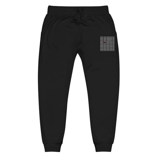 RED BTW fleece sweatpants