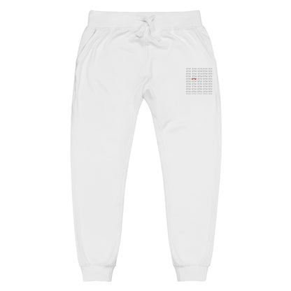 RED BTW fleece sweatpants